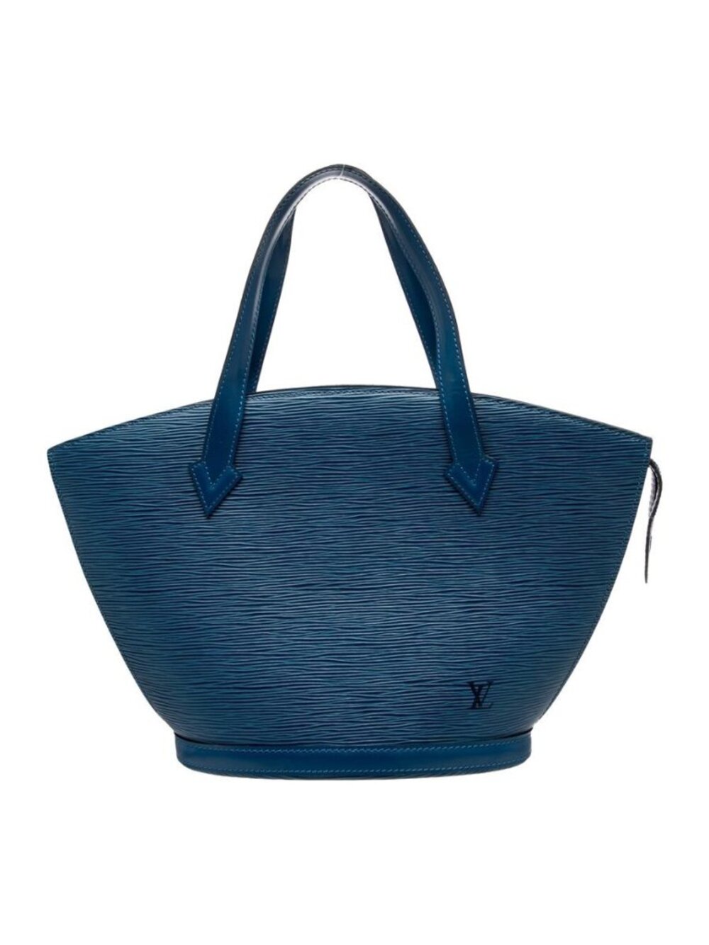 Louis Vuitton Saint Jacques Blue Epi Leather Top Handle Bag 1995